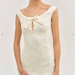 For Love and Lemons Rosie Jacquard Mini Dress